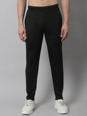 JAINISH Solid Men Dark Green Track Pants