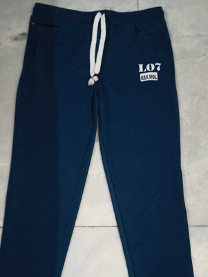 GSXMOL Solid Men Light Blue Track Pants