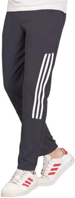 Cronix Striped Men Grey Track Pants