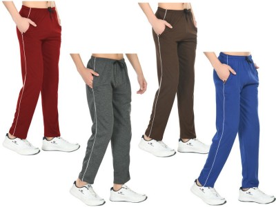 MTI FASHIONS Solid Men Multicolor Track Pants