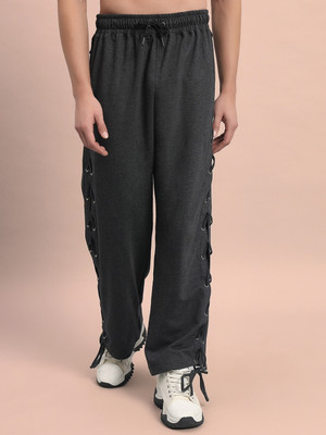 WEARDUDS Self Design Men Grey Track Pants
