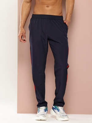 Turnfit Solid Men Dark Blue Track Pants