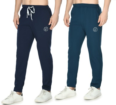 GLADLY Solid Men Dark Blue, Blue Track Pants