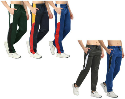 IndiWeaves Colorblock Men Multicolor Track Pants