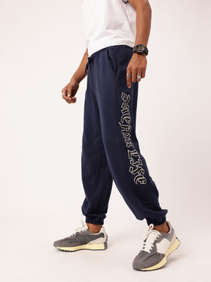 Kook N Keech Solid Men Blue Track Pants