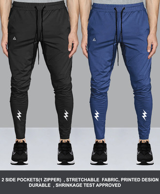 Z-DEVIL Printed Men Multicolor Track Pants