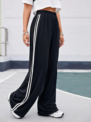 PROGENY Solid Women Black Track Pants