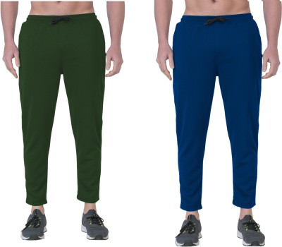 ROARERS Self Design Men Green, Blue Track Pants