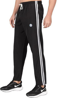 Smile IN LIFE Solid Men Black Track Pants