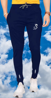 sonoiizeed hk Printed Men Blue Track Pants