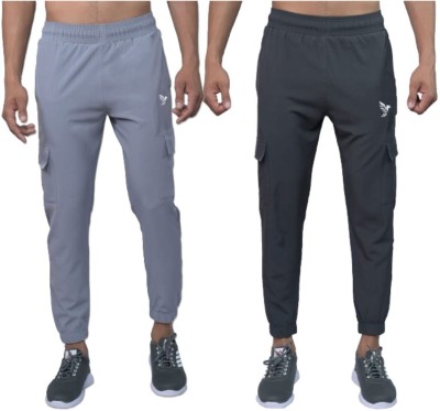 J FLISE Solid Men Multicolor Track Pants