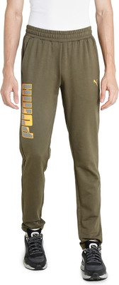 PUMA Formstripe Pants Printed Men Green Track Pants