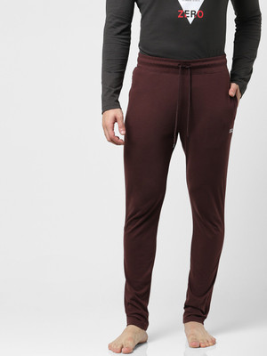 JACK & JONES Solid Men Purple Track Pants