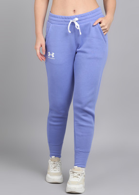 UNDER ARMOUR Solid Women Blue Track Pants