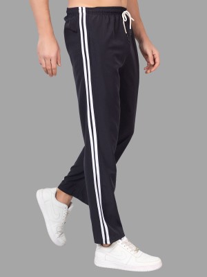 Pyro Spirit Striped Men Dark Blue Track Pants