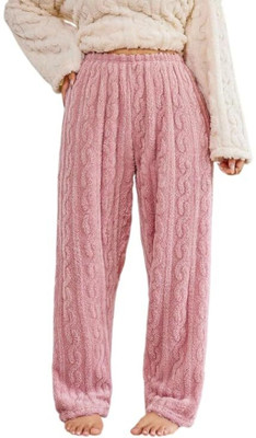 MEHATRI FASHION Self Design Women Pink Track Pants