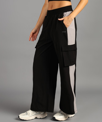 HRX by Hrithik Roshan Solid Women Black Track Pants