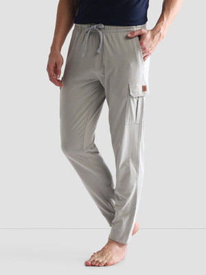 U.S. POLO ASSN. Solid Men Grey Track Pants