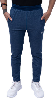 Tf-tex Fro Solid Men Dark Blue Track Pants