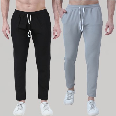 Mariyam Fashion Solid Men Grey Track Pants