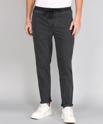 U.S. Polo Assn. Denim Co. Solid Men Grey Track Pants