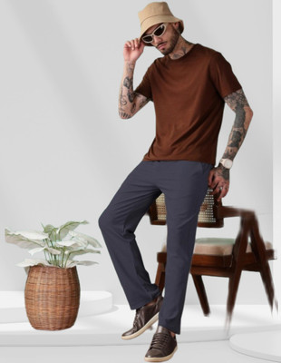 Fabfashion Solid Men Grey Track Pants