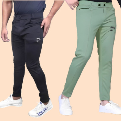 ACE SPORTS Solid Men Multicolor Track Pants