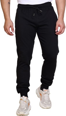 Humbert Solid Men Black Track Pants