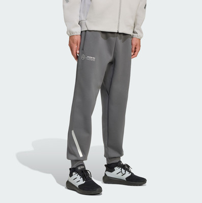 ADIDAS Graphic Print Men Grey Track Pants