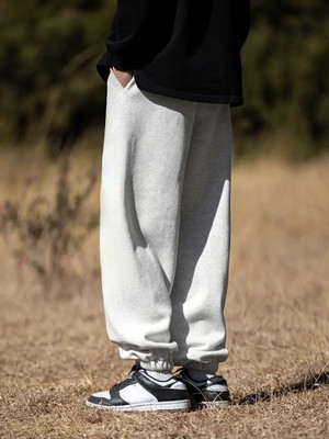 Daphne Maurier Loose Fit Men Grey Trousers