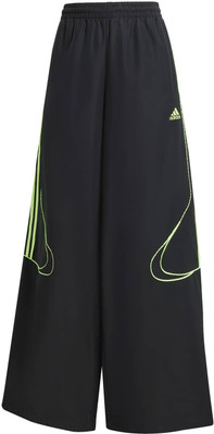 ADIDAS Printed Women Black Track Pants