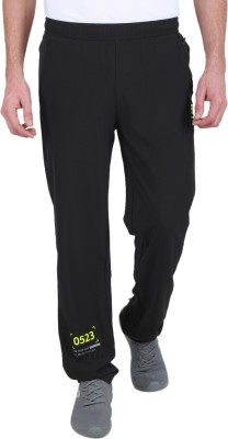 MONTE CARLO Solid Men Black Track Pants