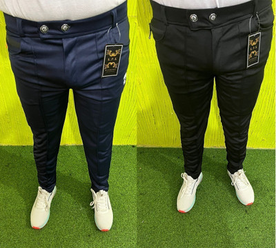 SUMITGARMENT Solid Men Blue, Green Track Pants