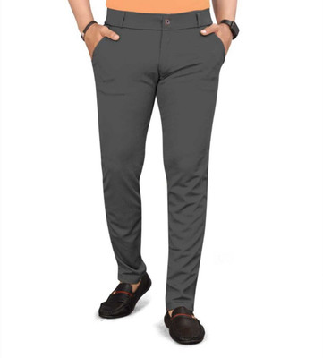 STYROVA Solid Men Grey Track Pants