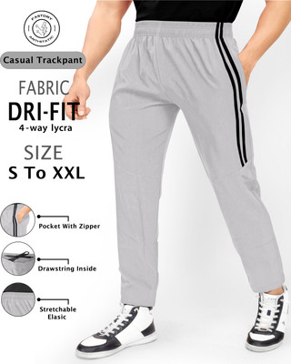 Brucella Solid Men Grey Track Pants