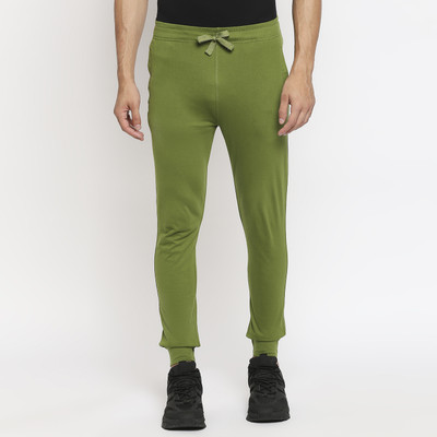 KILLER Solid Men Green Track Pants