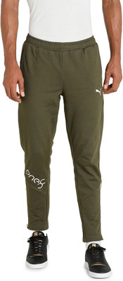 PUMA VK Piping Pants Printed Men Green Track Pants