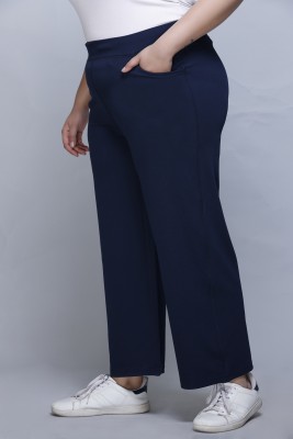 IN Love Solid Women Blue Track Pants