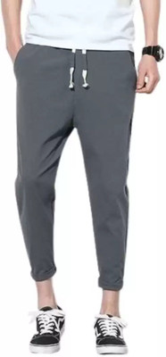KEENDON Solid Men Grey Track Pants