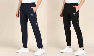 YUNEK Printed Men Multicolor Track Pants