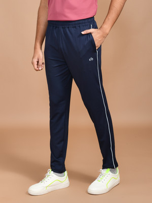 SKYKNIT Solid Men Dark Blue Track Pants