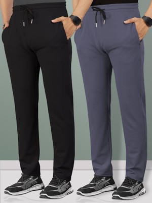 VeBNoR Printed Men Black, Grey Track Pants