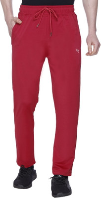 Leebonee Solid Men Maroon Track Pants