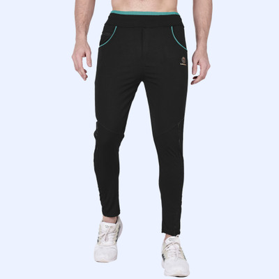 TL Creation Solid Men Black Track Pants