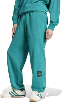 ADIDAS Solid Men Green Track Pants