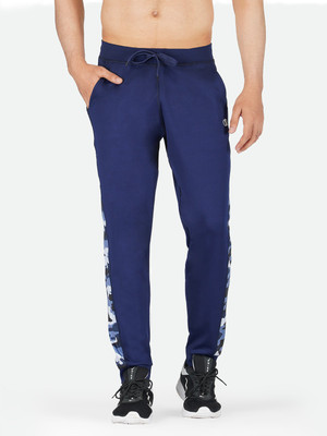 IMPERATIVE Colorblock Men Dark Blue Track Pants