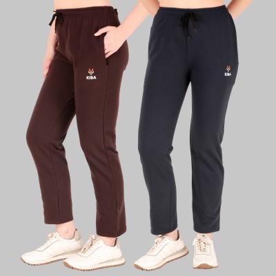 Kiba Retail Solid Women Multicolor Track Pants