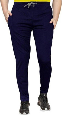 SHANPIK Solid Men Blue Track Pants