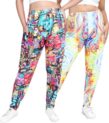 RAPL BHARAT Printed Women Multicolor Track Pants