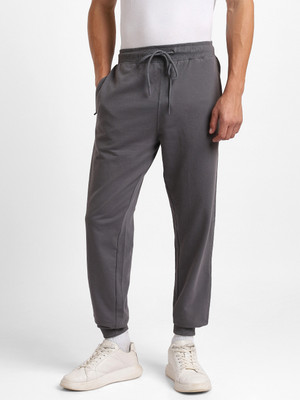 NOBERO Solid Men Brown Track Pants